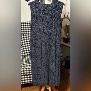 Boden Size 8R Blue and White Dress